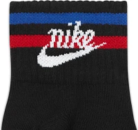 Nike Men’s Sportswear Everyday Essential Ankle Socks 3 Pack                                                                   