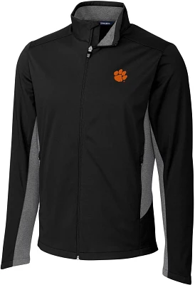Cutter & Buck Men's Clemson University Navigate Softshell Jacket