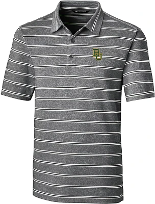 Cutter & Buck Men's Baylor University Forge Heather Stripe Polo