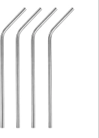 Foster & Rye Sippy Stainless-Steel Straws 4-Pack                                                                                