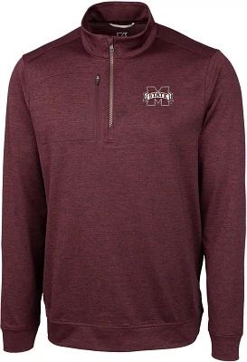 Cutter & Buck Men's Mississippi State University Stealth Half Zip  -TALL