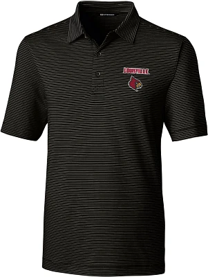 Cutter & Buck Men's University of Louisville Forge Tonal Stripe Polo