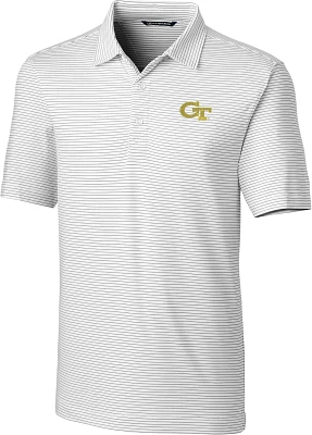 Cutter & Buck Men's Georgia Tech Forge Tonal Stripe Polo Shirt                                                                  