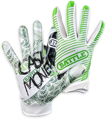 Battle Adults' Cash Money Football Gloves