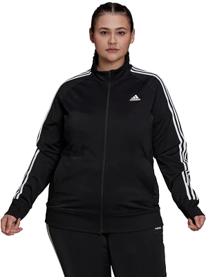 adidas Women's Tricot 3-Stripes Plus Jacket