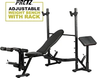 PRCTZ Adjustable Weight Bench and Squat Rack                                                                                    