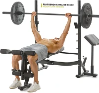 PRCTZ Adjustable Weight Bench and Squat Rack                                                                                    