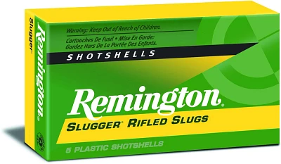 Remington Slugger Rifled 12 Gauge Slug Shots - 15 Rounds                                                                        