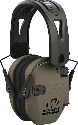 Walker's Tacti-Grip Series Electronic Muffs with Razor Rubber Headband                                                          