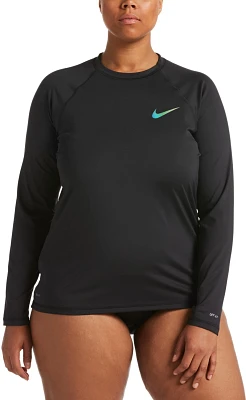 Nike Women's Swim Missy Essential Long Sleeve Hydroguard Top