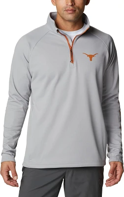 Columbia Sportswear Men's University of Texas Terminal Tackle 1/4-Zip Fleece Top