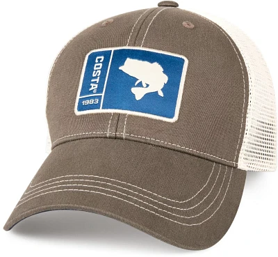 Costa Del Mar Men's Patch Bass Twill Cap