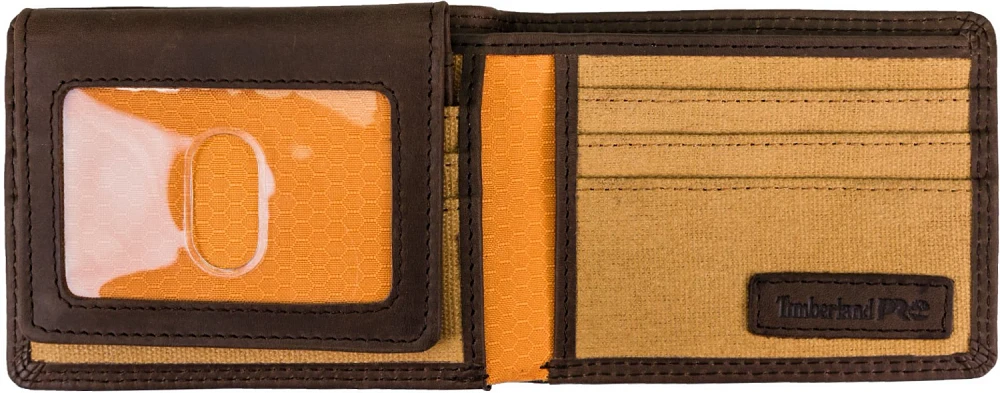 Timberland Pro Pullman Flip Passcase Leather Wallet                                                                             