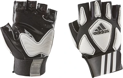 adidas Youth Scorch Destroy 1/2 Finger Lineman Football Gloves