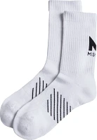 MISSION Adults’ Performance Heel Crew Socks 2 Pack