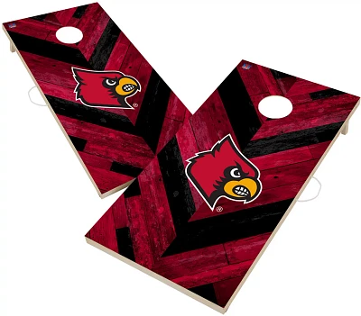 Victory Tailgate University of Louisville Solid Wood 2 ft x 4 ft Cornhole Game                                                  