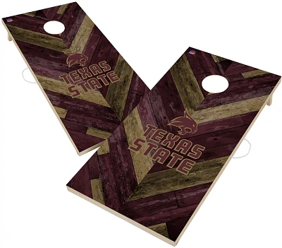 Victory Tailgate Texas State University Solid Wood 2 ft x 4 ft Cornhole Game                                                    