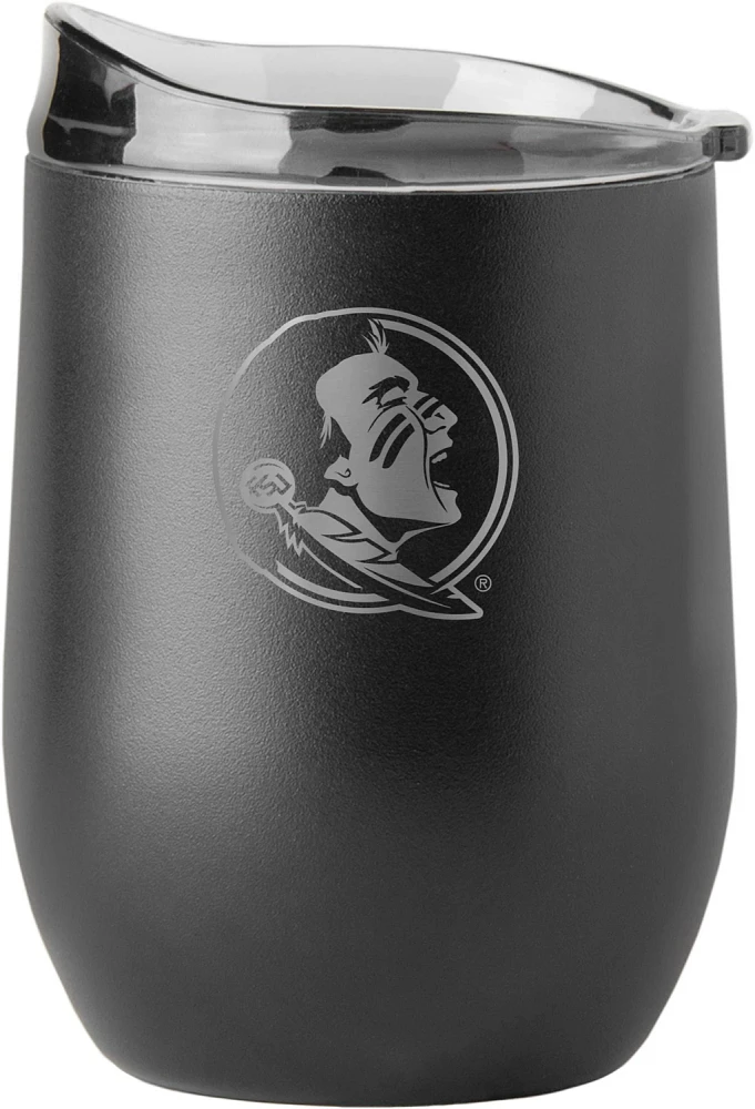 Logo Florida State University 16 oz Powder Coat Curved Tumbler                                                                  