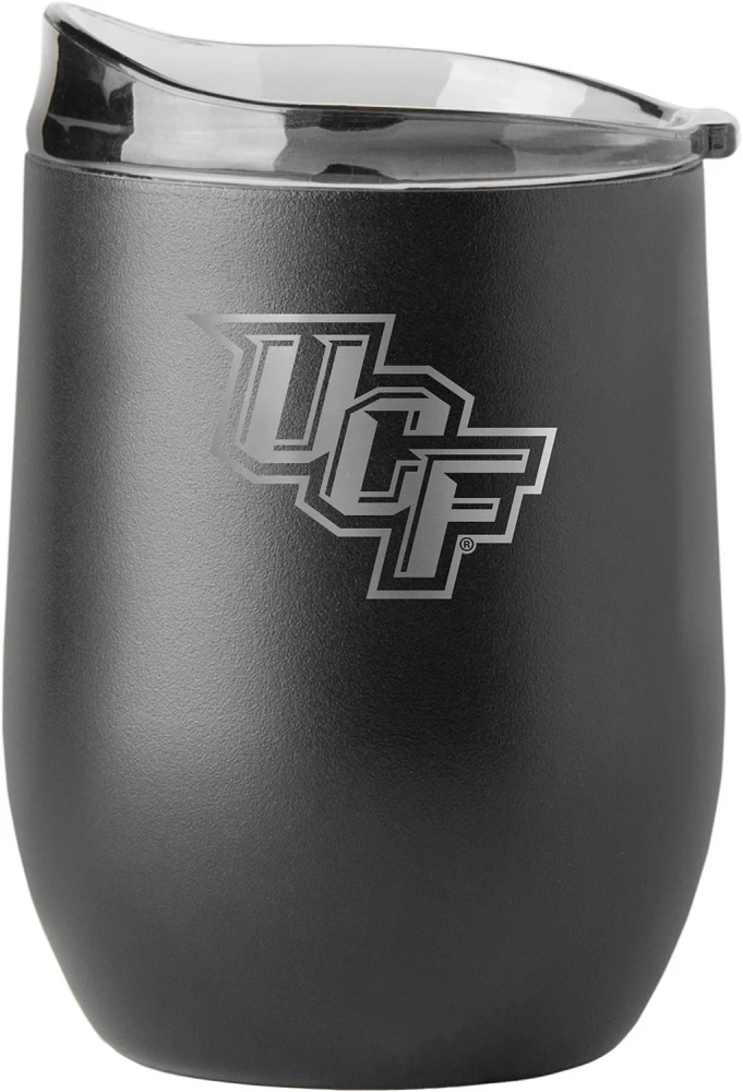 Logo University of Central Florida 16 oz Powder Coat Curved Tumbler                                                             