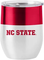 Logo North Carolina State University 16 oz Curved Stainless Steel Colorblock Tumbler                                            