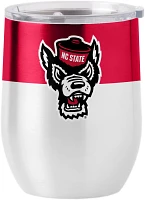 Logo North Carolina State University 16 oz Curved Stainless Steel Colorblock Tumbler                                            