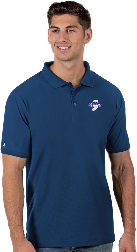 Antigua Men's Indiana State University Legacy Pique Polo Shirt