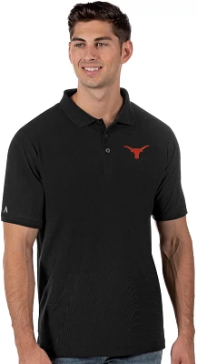 Antigua Men's University of Texas Legacy Pique Polo Shirt