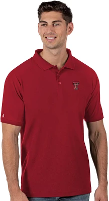 Antigua Men's Texas Tech University Legacy Pique Polo Shirt