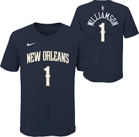 Nike Boys' New Orleans Pelicans Zion Williamson #1 Icon Short Sleeve T-shirt