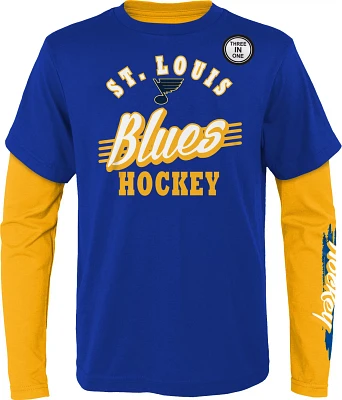 Outerstuff Youth St. Louis Blues Two-Man Advantage T-shirt 2-Pack                                                               