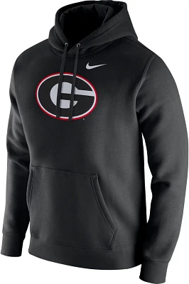 Nike Men's University of Georgia Club Fleece Graphic Pullover Hoodie