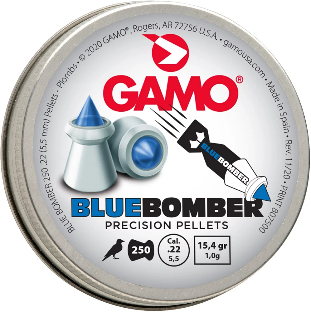 Gamo .22 Caliber Blue Bomber Pellets 250-Count                                                                                  