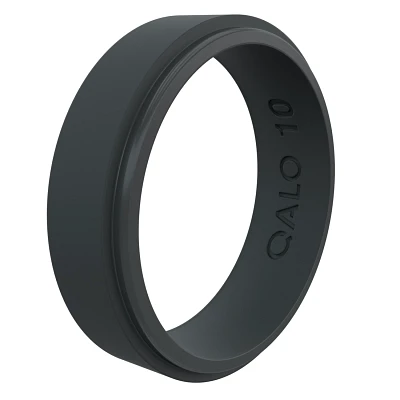 QALO Men’s Narrow Step Edge Ring