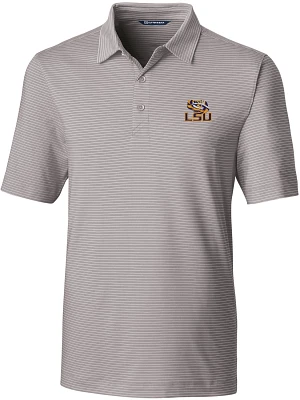 Cutter & Buck Men's Louisiana State University Big Forge Tonal Stripe Polo Shirt                                                