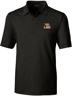 Cutter & Buck Men's Louisiana State University Tall Forge Tonal Stripe Polo Shirt