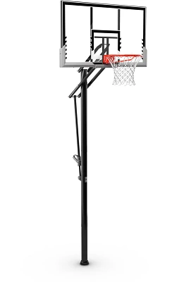 Spalding Pro Glide 54 in Inground Acrylic Basketball Hoop                                                                       