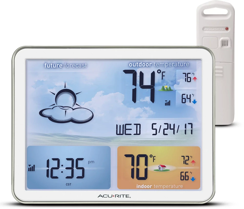 AcuRite Wireless Home Weather Station with Indoor/Outdoor Thermometer                                                           