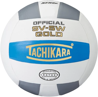 Tachikara Premium Leather Dual Bladder NFHS Approved Indoor Volleyball