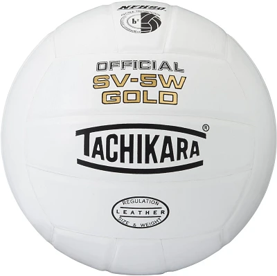 Tachikara Premium Leather Dual Bladder NFHS Approved Indoor Volleyball