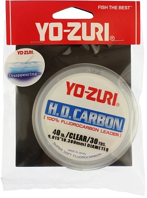 Yo-Zuri SW HD 8 lb 30 yd Leader Fluorocarbon Fishing Line                                                                       