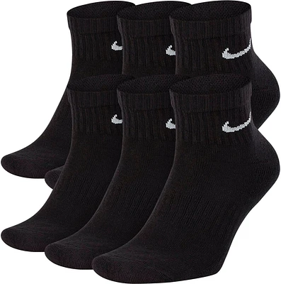 Nike Men's Everyday Cushioned Quarter-Length Training Socks 6 Pack