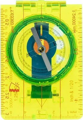 Ultimate Survival Tech Hi Vis Lensatic Map Compass                                                                              