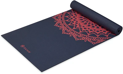 Gaiam Reversible Aubergine Swirl 24 x 68 0.24 Yoga Mat