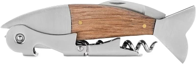 Foster & Rye Wood And Stainless Steel Fish Corkscrew                                                                            