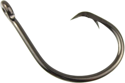 Eagle Claw Lazer Circle Mid Wire Single Style Hooks 5-Pack                                                                      