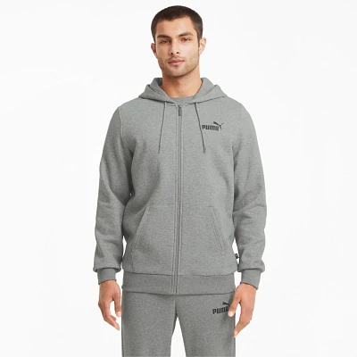 PUMA Men's Essential Small Logo Fleece FZ Hoodie                                                                                