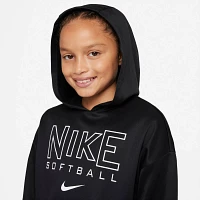 Nike Girls' Therma-FIT Long Sleeve Softball Hoodie