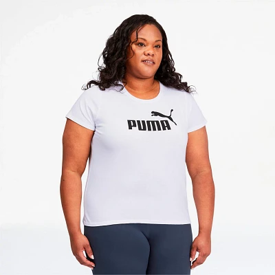 PUMA Women's Essentials Logo Plus Size Short Sleeve T-shirt                                                                     