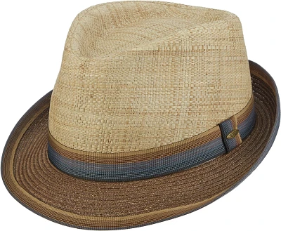 Scala Pronto Men's Raffia Fedora Hat