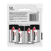 Energizer® Max C Batteries 4-Pack                                                                                              